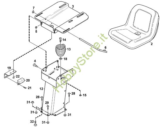 Picture of D - Sedile MF 460