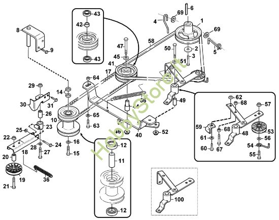 Picture of L - Azionamento apparato di taglio MF 460