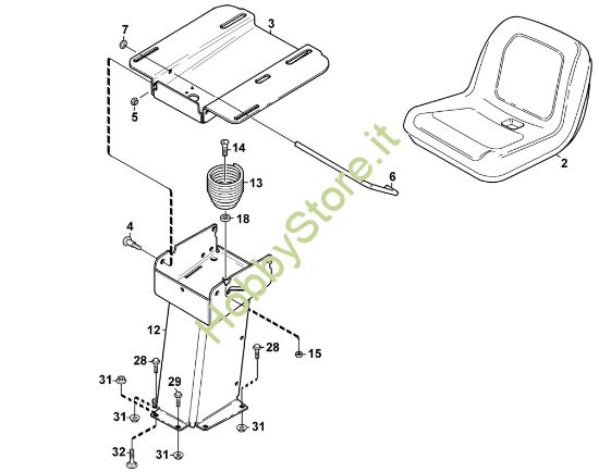 Picture of D - Sedile MF 480
