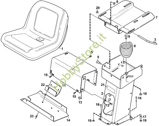 Picture of E - Sedile MF 860