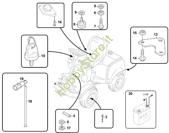 Picture of O - Parti accessorie MF 860