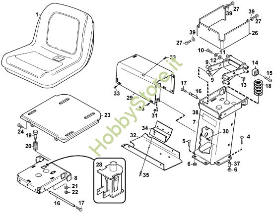 Picture of E - Sedile MF 880