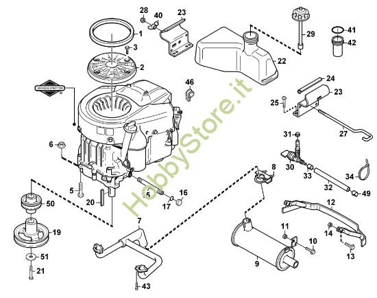 Picture of K - Motore MF 880
