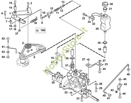 Picture of L - Gruppo conico e differenziale MF 880
