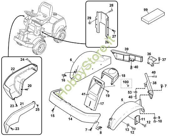 Picture of A - Rivestimento -1 MF 890 PRO