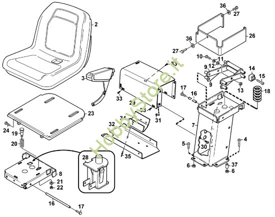 Picture of E - Sedile MF 890 PRO