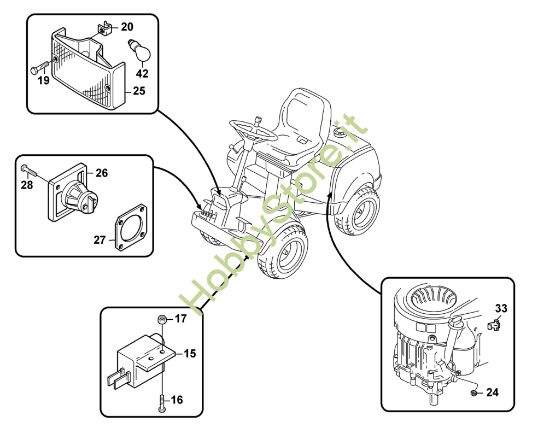 Picture of J - Componenti elettrici -2 MF 890 PRO