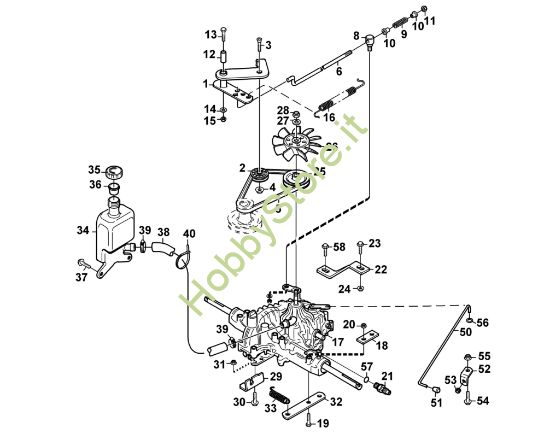 Picture of M - Gruppo conico e differenziale MF 890 PRO