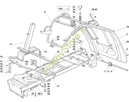 Picture of A - Telaio MR 345