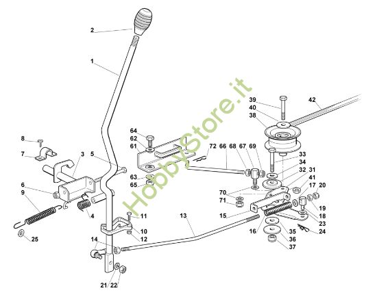 Picture of H - Azionamento apparato di taglio MR 345
