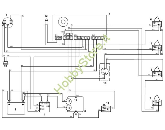 Picture of O1 - Schema elettrico MR 345