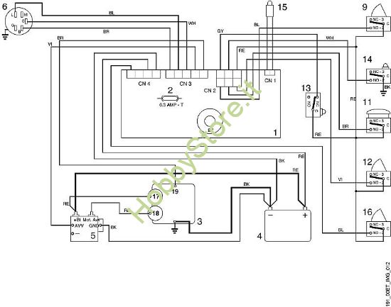 L1 - Schema elettrico MR MR 380 della marca Viking