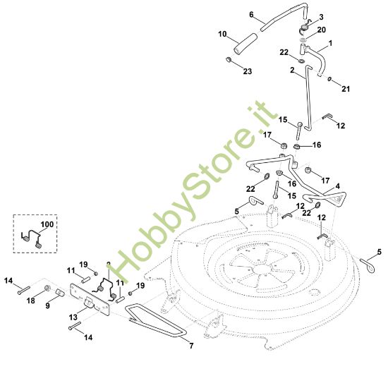 Picture of J - Sollevamento apparato di taglio MR 4082.0