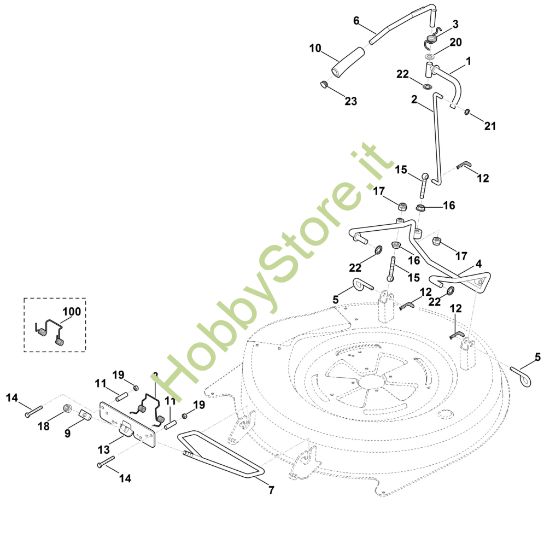 Picture of J - Sollevamento apparato di taglio MR 4082.0 K