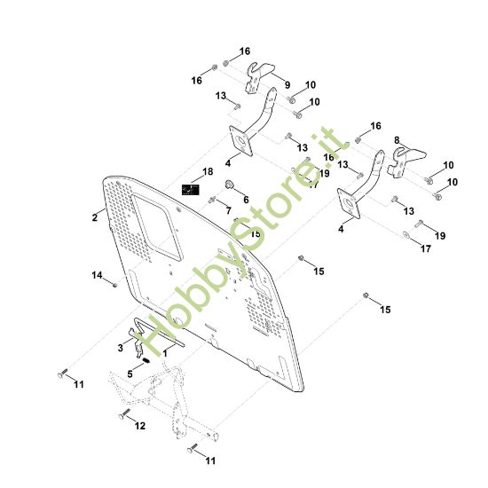Picture of E - Parete posteriore MR 4082.2