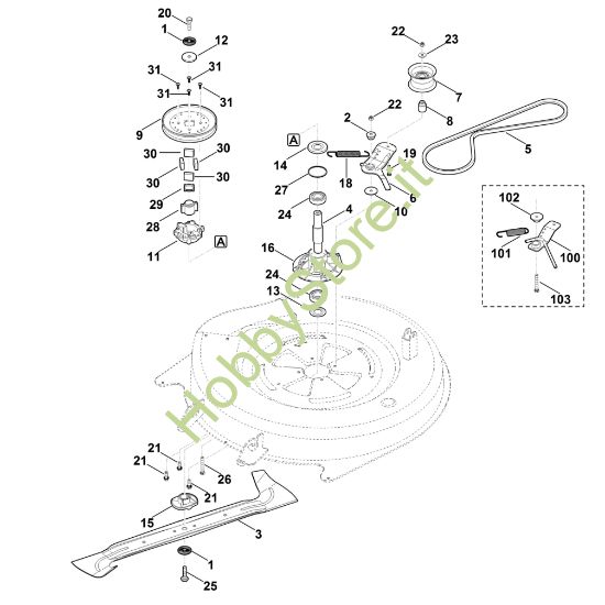 Picture of L - Azionamento lama MR 4082.2