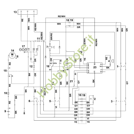 Picture of O - Schema elettrico MR 4082.2