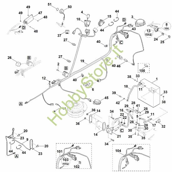 Picture of M - Componenti elettrici MT 4097.1 SX