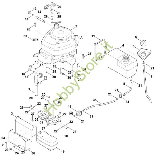 Picture of G - Motore, serbatoio MT 4112.0 S