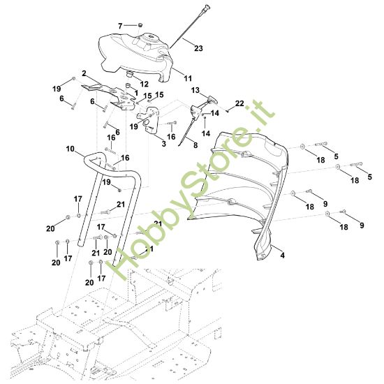 Picture of B - Pannello portacomandi MT 4112.1 SZ