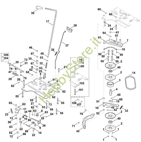 Picture of L - Giunto lama, freno di parcheggio MT 5097.0 C