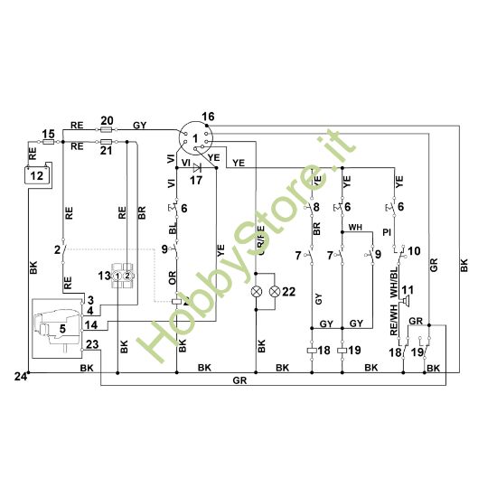 Picture of R1 - Schema elettrico MT 5097.0 C