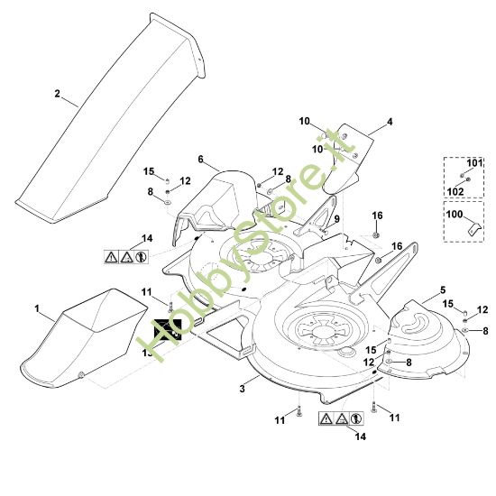 Picture of N - Carter apparato di taglio MT 5097.0 K
