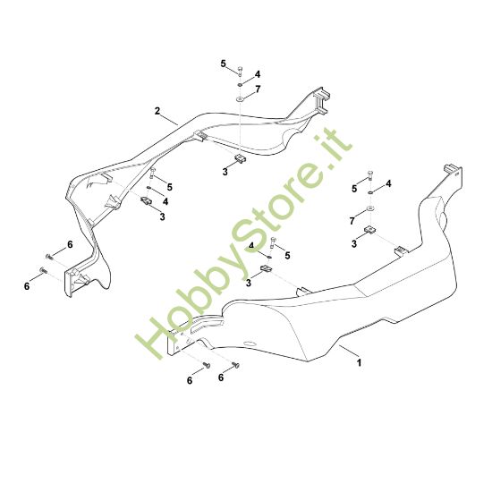 Picture of D - Copertura di protezione apparato di taglio MT 5097.0 Z