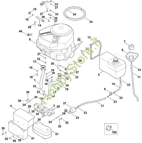 Picture of I - Motore, serbatoio MT 5097.0 Z