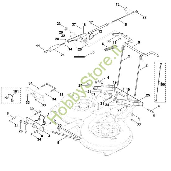 Picture of M - Sollevamento apparato di taglio MT 5097.0 Z
