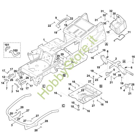 Picture of A - Telaio MT 5097.1