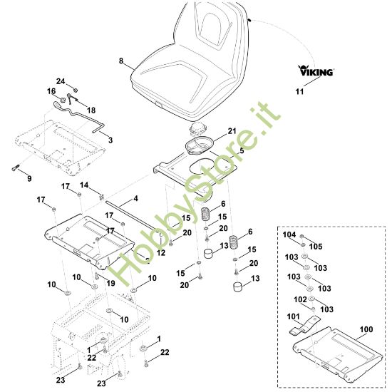Picture of F - Sedile MT 5112.1 Z