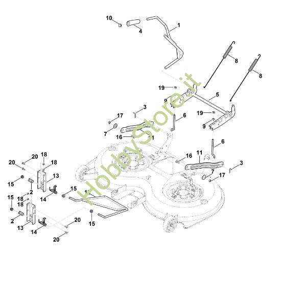 Picture of K - Sollevamento apparato di taglio MT 5112.1 Z