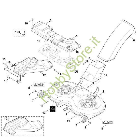Picture of L - Carter apparato di taglio MT 5112.1 Z