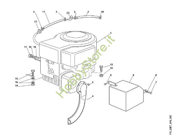 E - Motore MT MT 540 della marca Viking