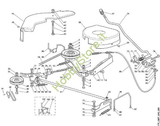 H - Apparato di taglio -1 MT MT 540 della marca Viking