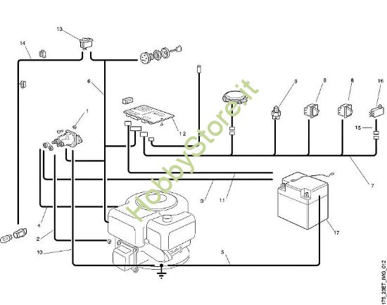 L1 - Componenti elettrici MT MT 540 della marca Viking