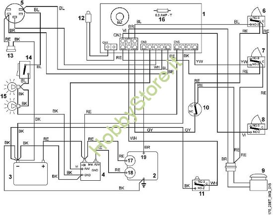 M - Schema elettrico MT MT 540 della marca Viking