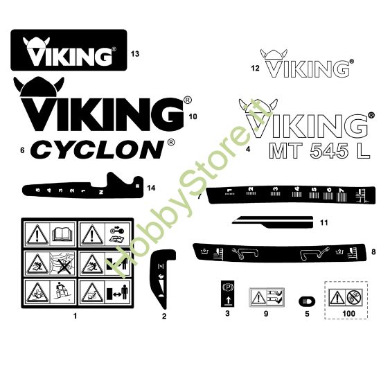 Picture of L - Etichetta adesiva MT 545 L