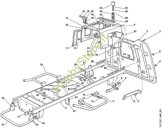 A - Telaio MT MT 580 della marca Viking