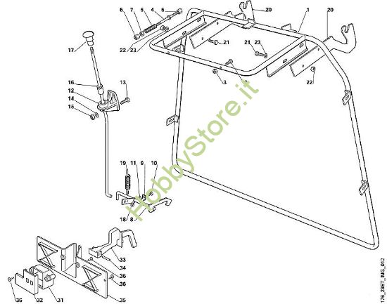J - Cesto raccolta erba - 1 MT MT 580 della marca Viking