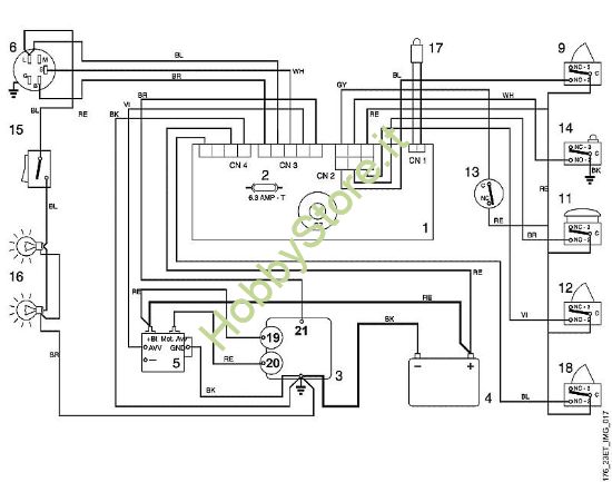 M1 - Schema elettrico MT MT 580 della marca Viking