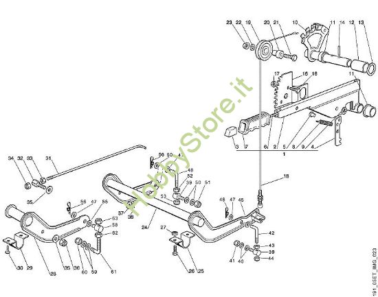 G - Sollevamento apparato di taglio MT MT 585 della marca Viking