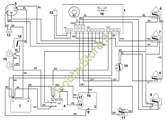 Picture of M1 - Schema elettrico MT 585