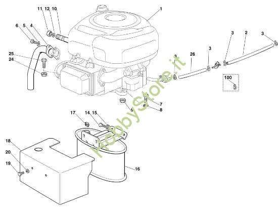Picture of E - Motore MT 585 L