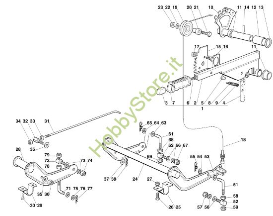 Picture of G - Sollevamento apparato di taglio MT 585 L