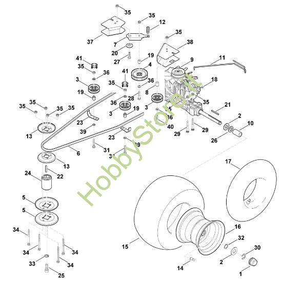 Picture of J - Cambio, ruota posteriore MT 6112.0 C