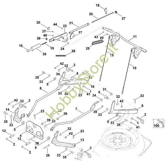 Picture of M - Sollevamento apparato di taglio MT 6112.0 K