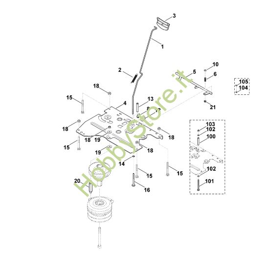 Picture of L - Freno di parcheggio MT 6112.0 ZL
