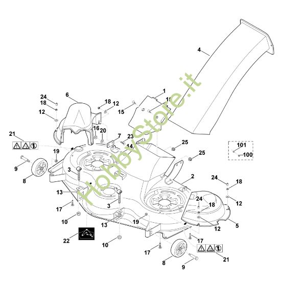 Picture of N - Carter apparato di taglio MT 6112.0 ZL